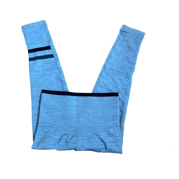 Splits59 Grey Ribbed Waist Athletic Athliesure Leggings - Picture 1 of 4
